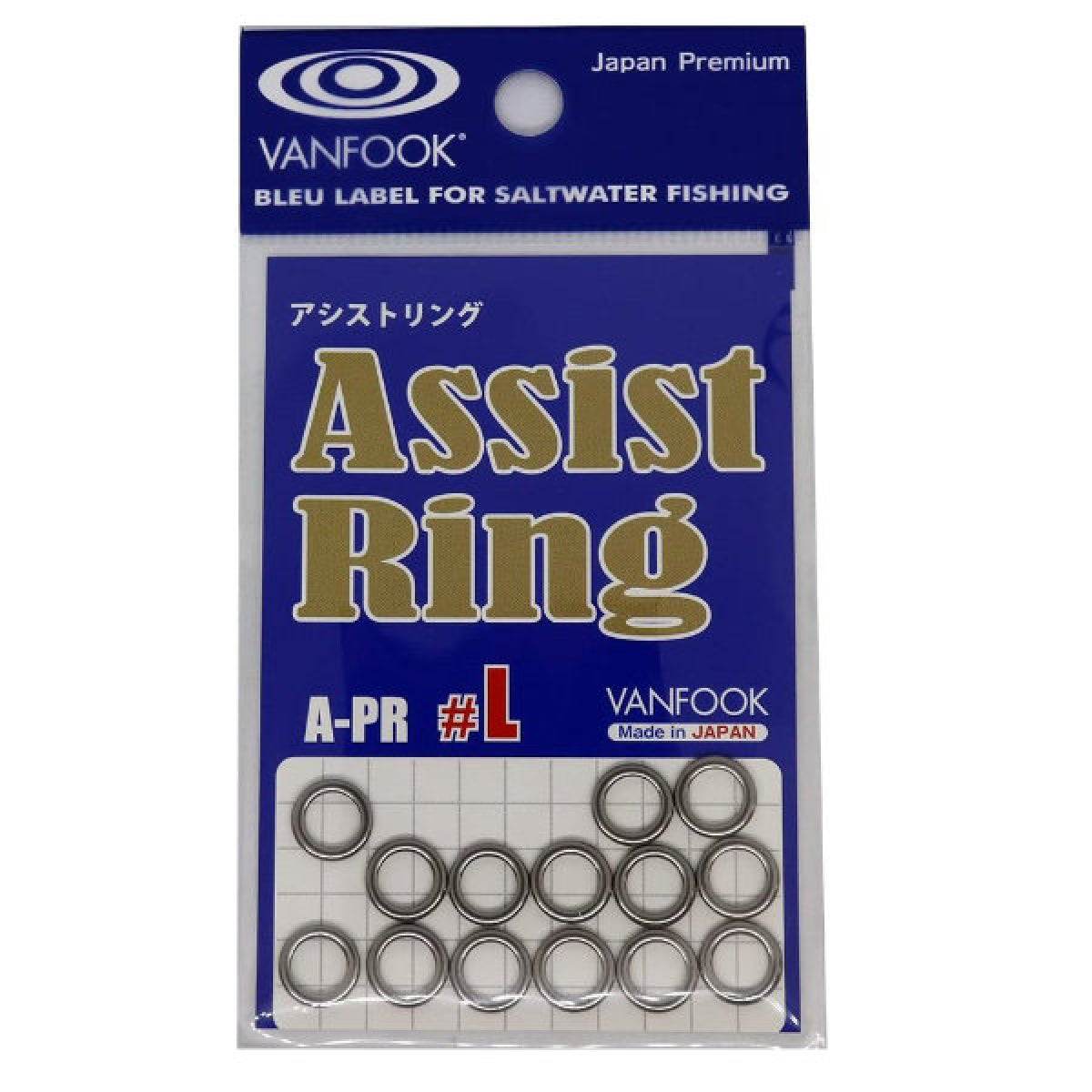 VANFOOK A-PR ASSIST RING #L : 6.0mm (14 pcs/pack) SILVER - Britannic Trade