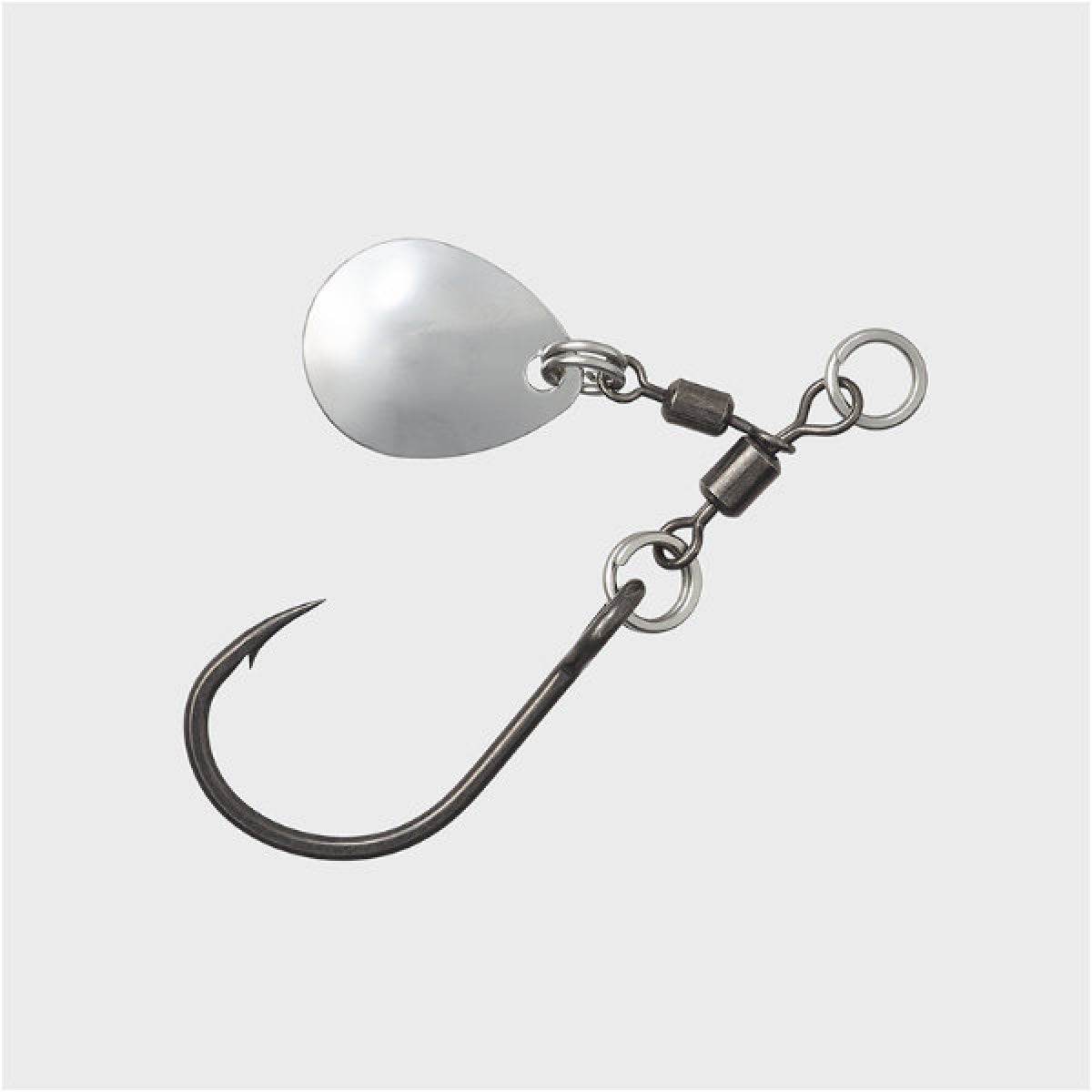 VANFOOK BC-61F BLADE TUNE ASSIST COLORADO BLADE #2/0 (1 set + 2 Spare hook /pack) FLUORINE BLACK - Britannic Trade