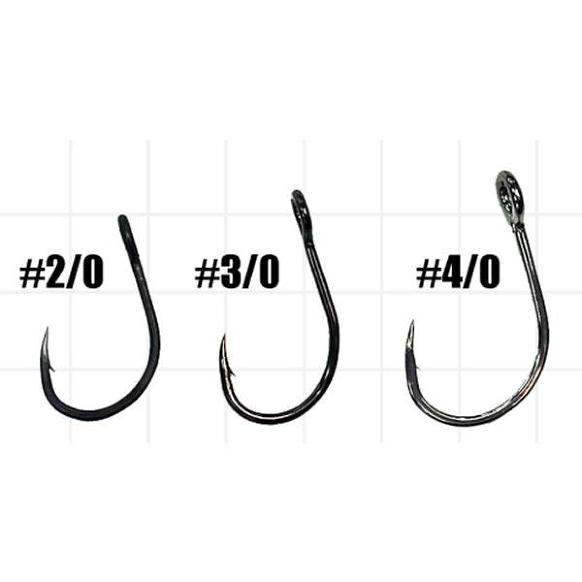 VANFOOK BW-61F BLADE TUNE ASSIST WILLOW #3/0 (1 set + 2 Spare hook /pack) FLUORINE BLACK