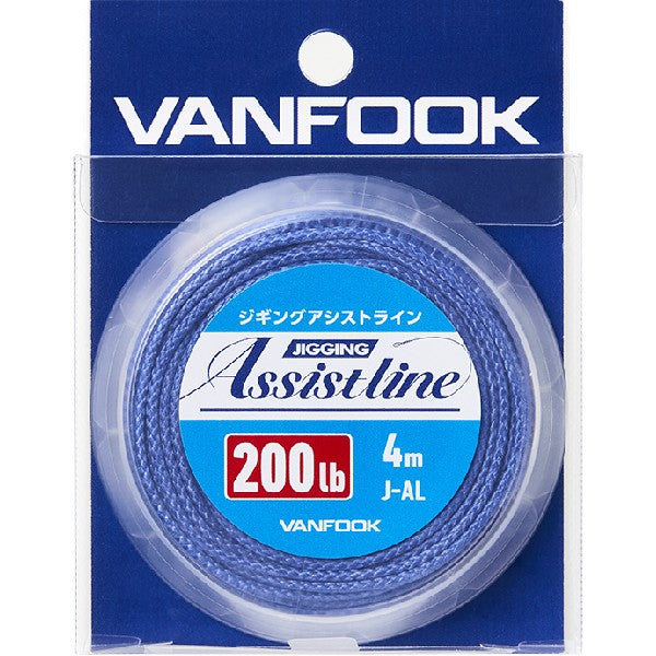 VANFOOK J-AL JIGGING ASSIST LINE 300LB #BLUE