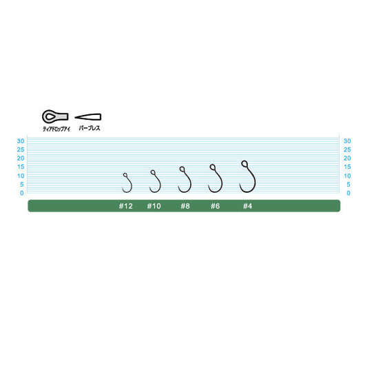 OWNER SBL-55M SINGLE 55 BARBLESS #4 (11 pcs/pack) fishing terminal tackle — photo 2