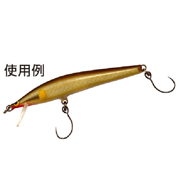 OWNER SBL-55M SINGLE 55 BARBLESS #6 (11 pcs/pack) fishing terminal tackle — photo 3