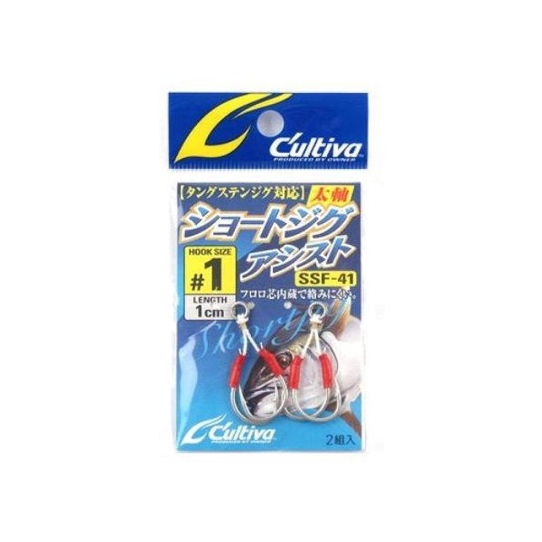 OWNER SSF-41 SHORT JIG ASSIST #1 fishing terminal tackle