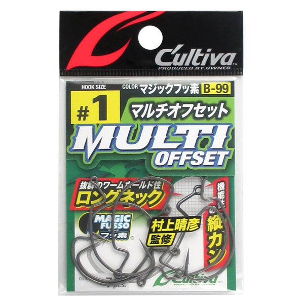 OWNER B-99 MULTI OFFSET HOOK #1 (7 pcs/pack)