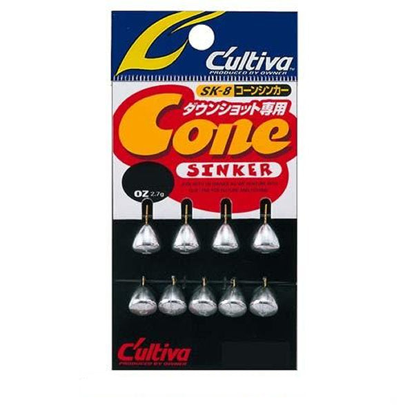 OWNER SK-8 CONE SINKER #1/4 fishing terminal tackle