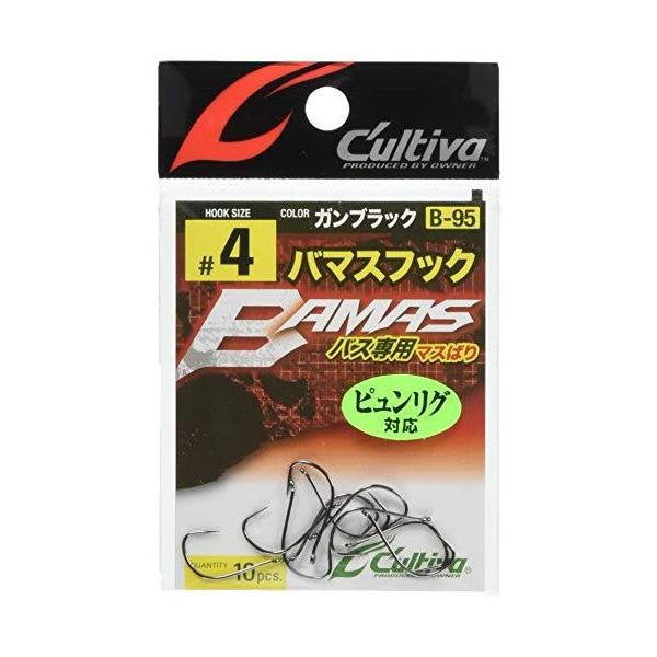 OWNER B-95 BAMAS HOOK #4 (10 pcs/pack) fishing terminal tackle