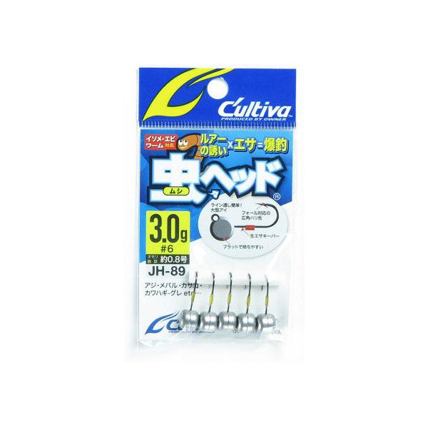 OWNER JH-89 MUSHI HEAD 3g (5 pcs/pack) fishing terminal tackle