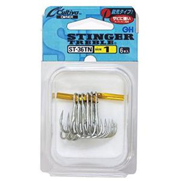 OWNER ST-36TN STINGER TREBLE #1 fishing terminal tackle