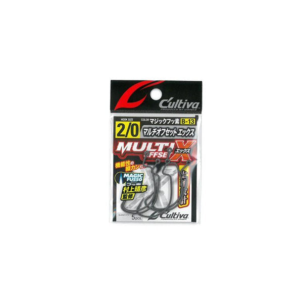 OWNER B-13 MULTI OFFSET X #2/0 (5 pcs/pack) fishing terminal tackle