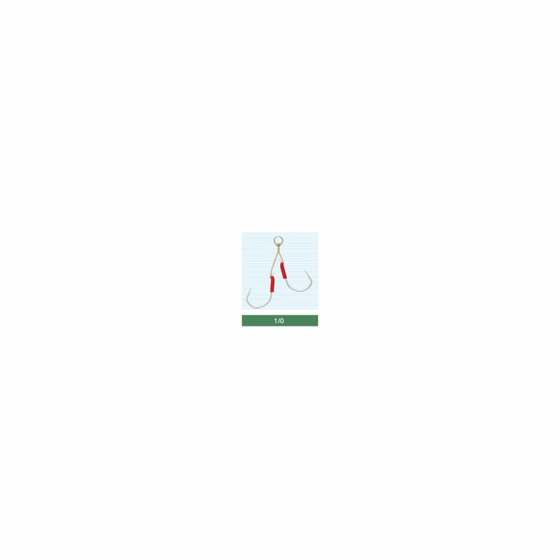 OWNER JD-22 JIGGER LIGHT DANSA HAYAGAKE #1/0 (2 pcs/pack) fishing terminal tackle — photo 2