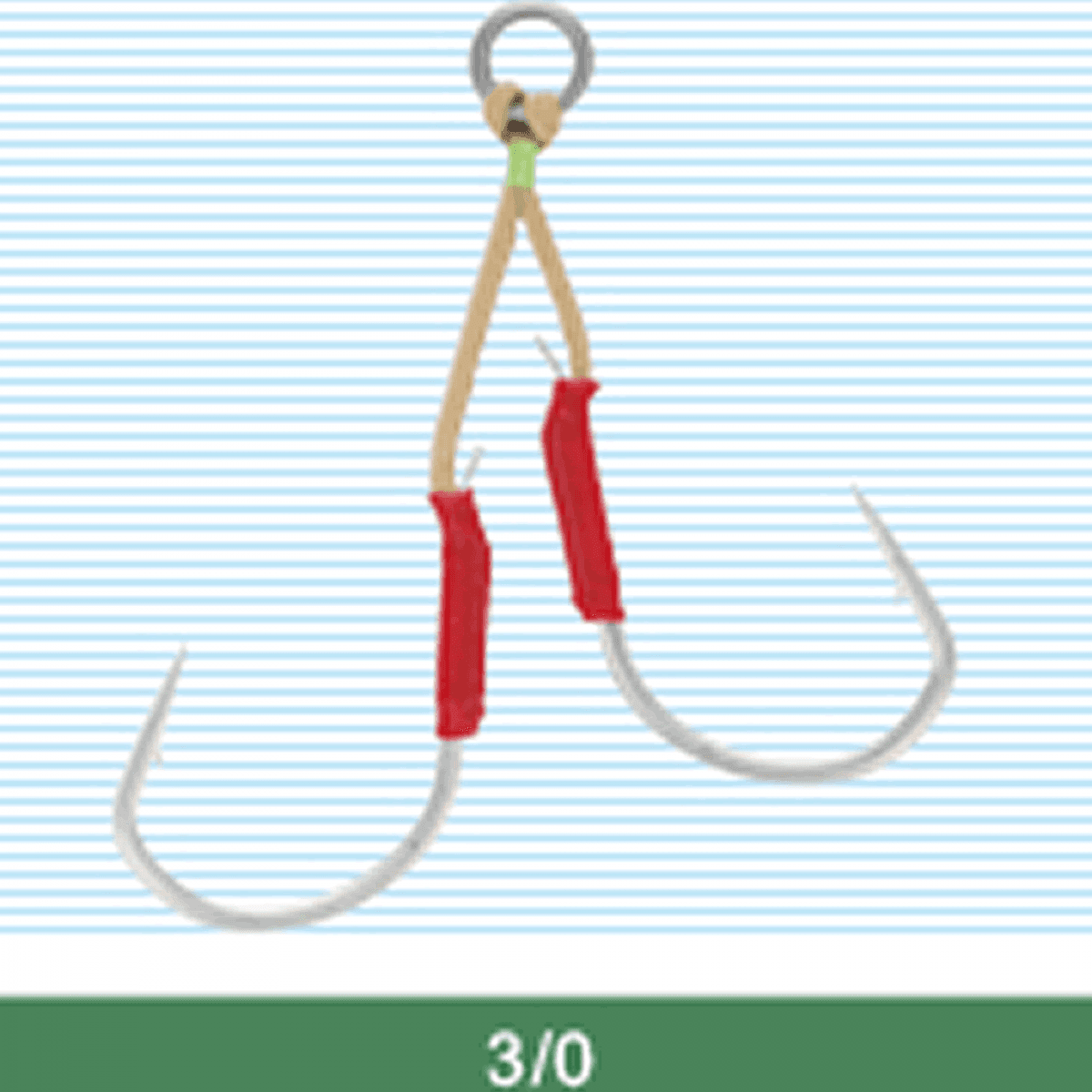 OWNER JD-22 JIGGER LIGHT DANSA HAYAGAKE #3/0 (2 pcs/pack) - Britannic Trade