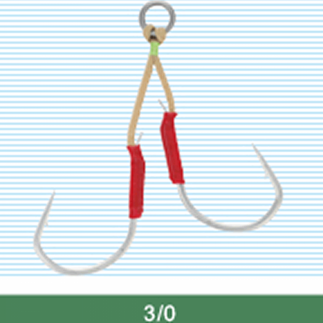 OWNER JD-22 JIGGER LIGHT DANSA HAYAGAKE #3/0 (2 pcs/pack) fishing terminal tackle — photo 2
