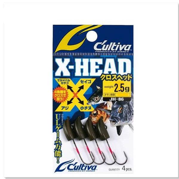 OWNER JH-86 CROSS HEAD 2.5g (4 pcs/pack) - Britannic Trade