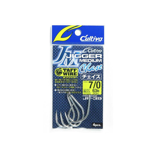 OWNER JF-39 JIGGER MEDIUM CHASE #7/0 (4 pcs/pack) fishing terminal tackle