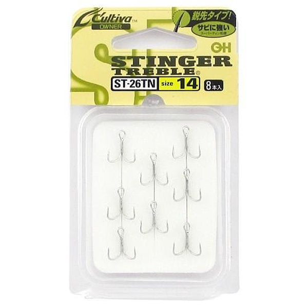 OWNER ST-26TN STINGER TREBLE #14 fishing terminal tackle