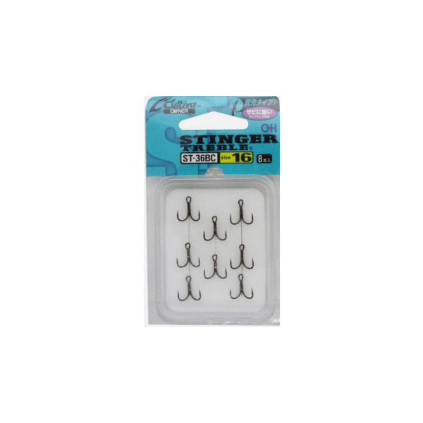 OWNER ST-36BC STINGER TREBLE #16 fishing terminal tackle