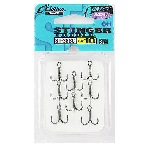 OWNER ST-36BC STINGER TREBLE #10 fishing terminal tackle