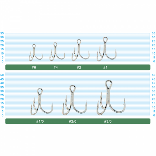 OWNER ST-56 STINGER TREBLE #2/0 fishing terminal tackle — photo 2
