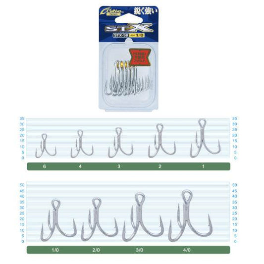 OWNER STX-58 STINGER TREBLE EXTRA #6/0 (6 pcs/pack) - Britannic Trade