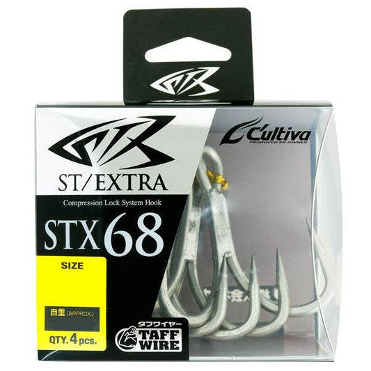 OWNER STX-68 STINGER TREBLE EXTRA #2/0 (4 pcs/pack) - Britannic Trade