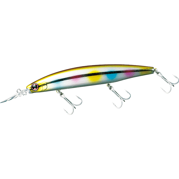 DAIWA SHORELINE SHINER Z SETUPPER 125S-DR 125mm : 26g Slow Sinking G RAINBOW - Britannic Trade
