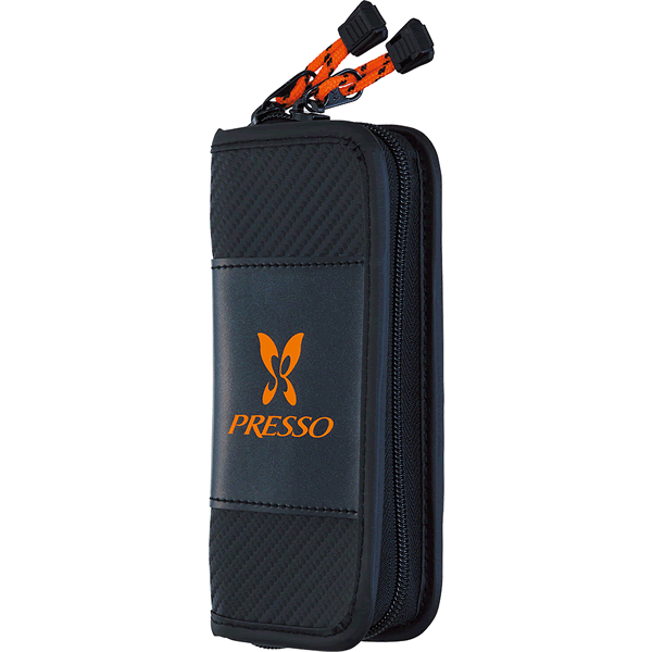 DAIWA PRESSO WALLET (C) M : 9 x 18 x 4cm BLACK