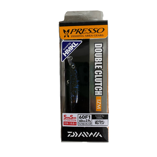 DAIWA PRESSO DOUBLECLUTCH 60F1 60mm : 2.9g High Floating MS BROWN freshwater fishing lure — photo 2