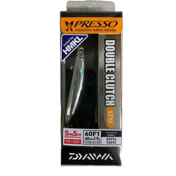 DAIWA PRESSO DOUBLECLUTCH 60F1 60mm : 2.9g High Floating HOLOGRAM WAKASAGI 5 - Britannic Trade