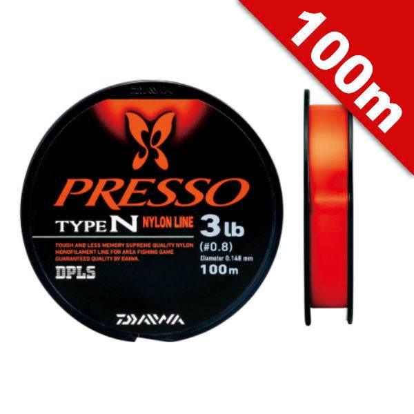 DAIWA SILVER CREEK TYPE-N 3lb - 100m NYLON Fine Orange - Britannic Trade