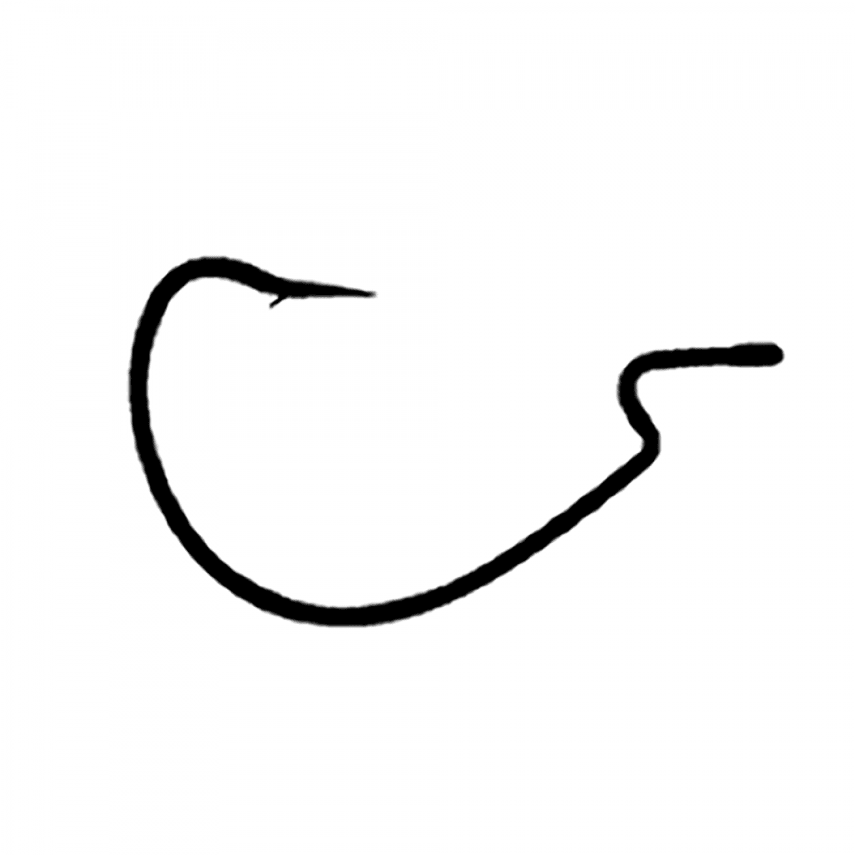 DAIWA BASSERS WORM HOOK SS EWOS #2/0 (5 pcs/pack) - Britannic Trade