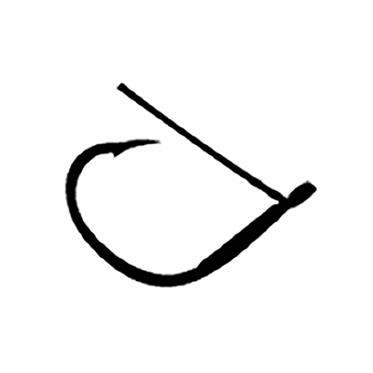 DAIWA BASSERS WORM HOOK SS G-WKY #2/0 (4 pcs/pack) - Britannic Trade