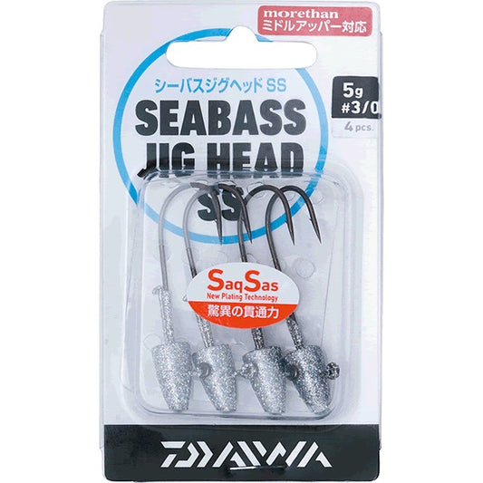 DAIWA SEABASS JIGHEAD SS #3/0 : 14g fishing terminal tackle — photo 2