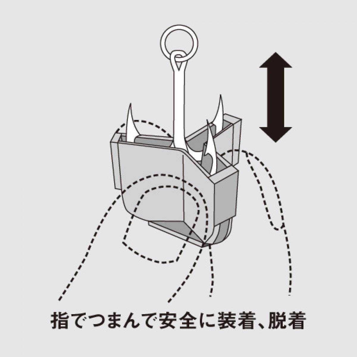 MEIHO VS-52 VS-52 M (#4 - #6) Big Pack (65 pcs/pack) GREY - Britannic Trade