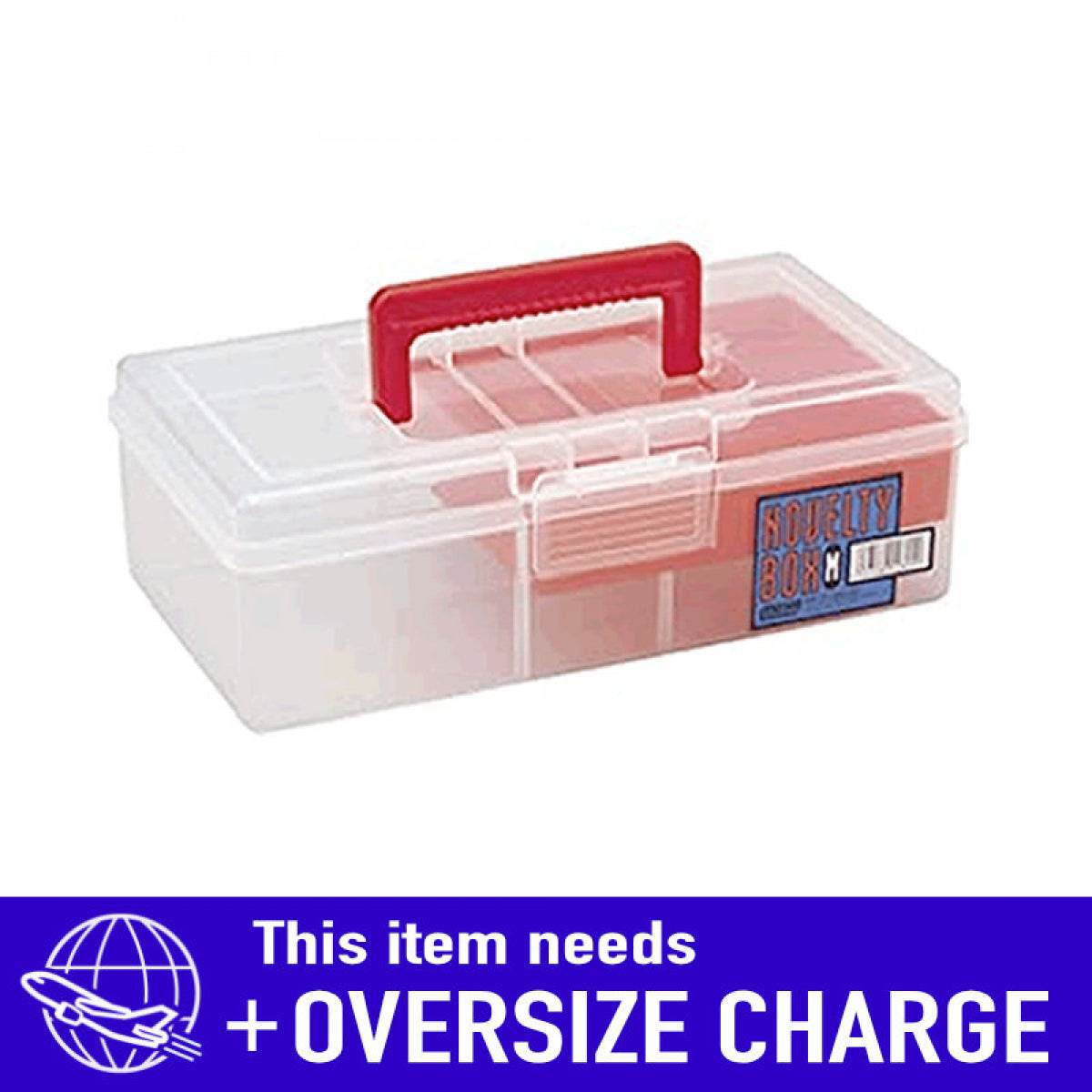 MEIHO NOVELTY BOX M : 270 x 147 x 87mm RED - Britannic Trade