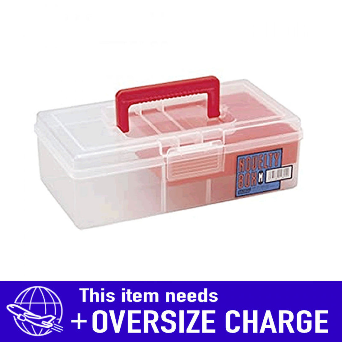 MEIHO NOVELTY BOX M : 270 x 147 x 87mm RED fishing accessory