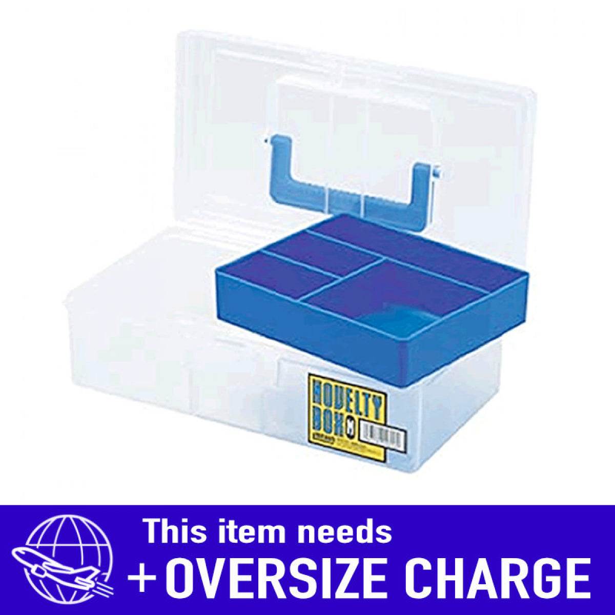 MEIHO NOVELTY BOX M : 270 x 147 x 87mm BLUE - Britannic Trade