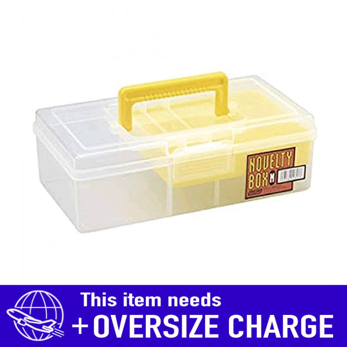 MEIHO NOVELTY BOX M : 270 x 147 x 87mm YELLOW - Britannic Trade
