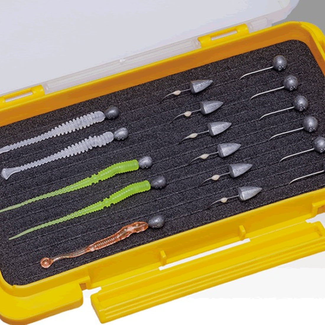 MEIHO SLIT FOAM CASE J 175×105×22mm fishing accessory — photo 3