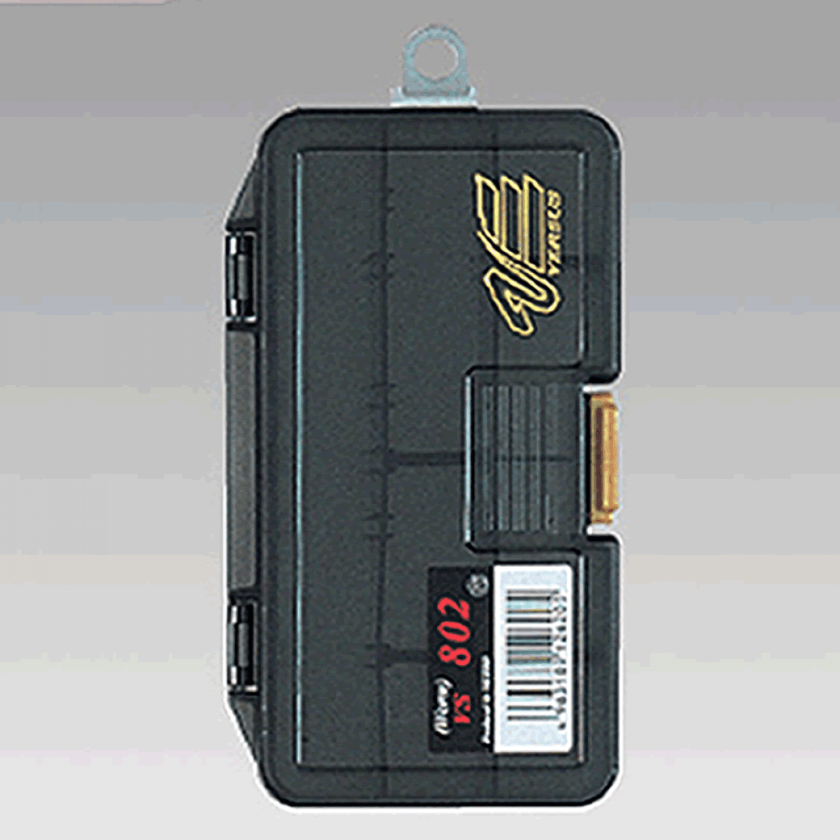 MEIHO WORM BOX 138 x 77 x 31mm VS-802 SMOKE BLACK - Britannic Trade