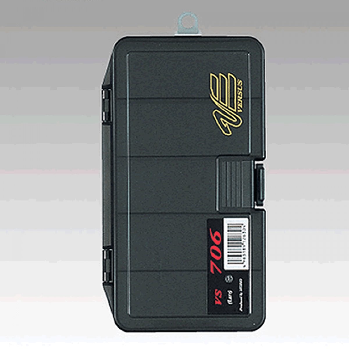 MEIHO LURE BOX 186 x 103 x 34mm VS-706 SMOKE BLACK - Britannic Trade