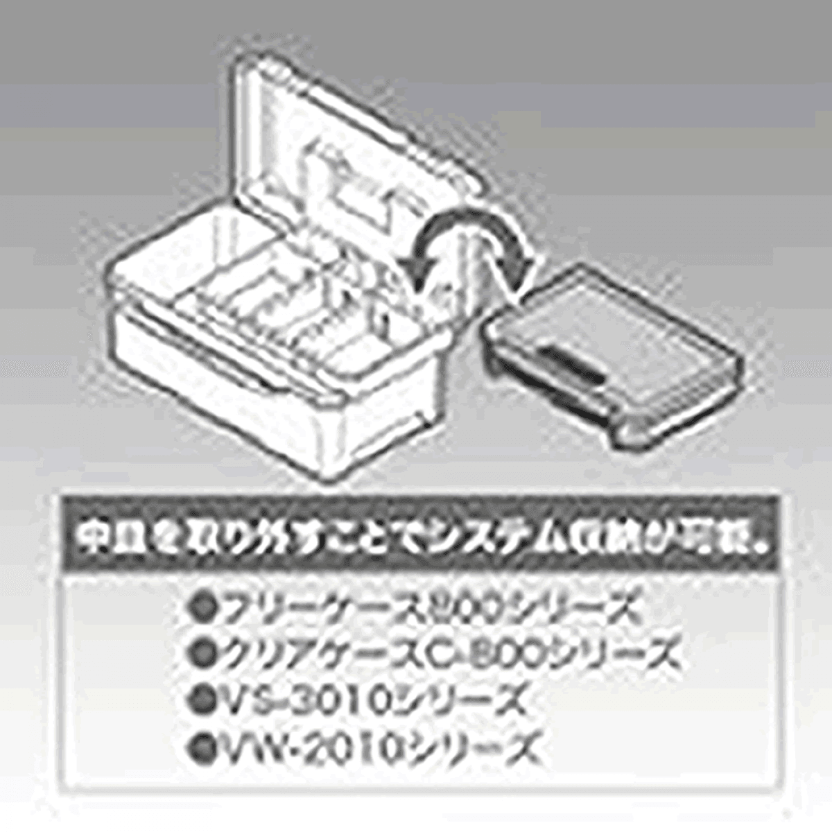 MEIHO NOVELTY BOX L : 297 x 180 x 126mm BLUE - Britannic Trade