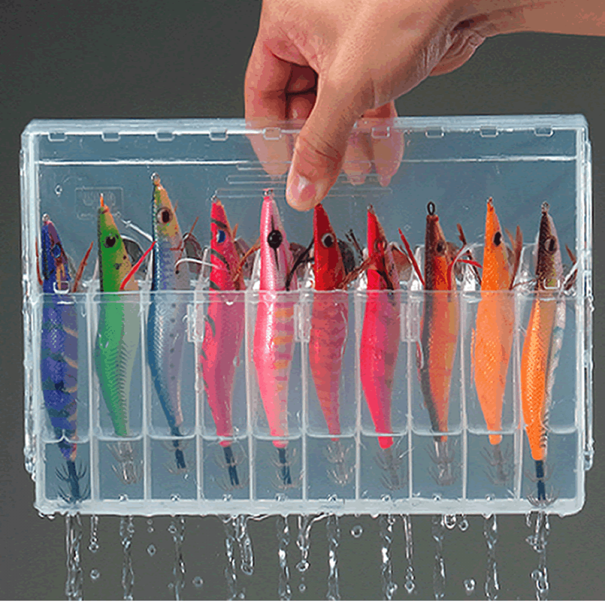 MEIHO EGI STOCKER 270 x 175 x 35mm VW-ES2052 CLEAR - Britannic Trade