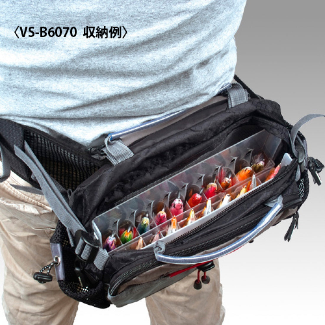 MEIHO EGI STOCKER 270 x 175 x 35mm VW-ES2052 CLEAR fishing accessory — photo 3