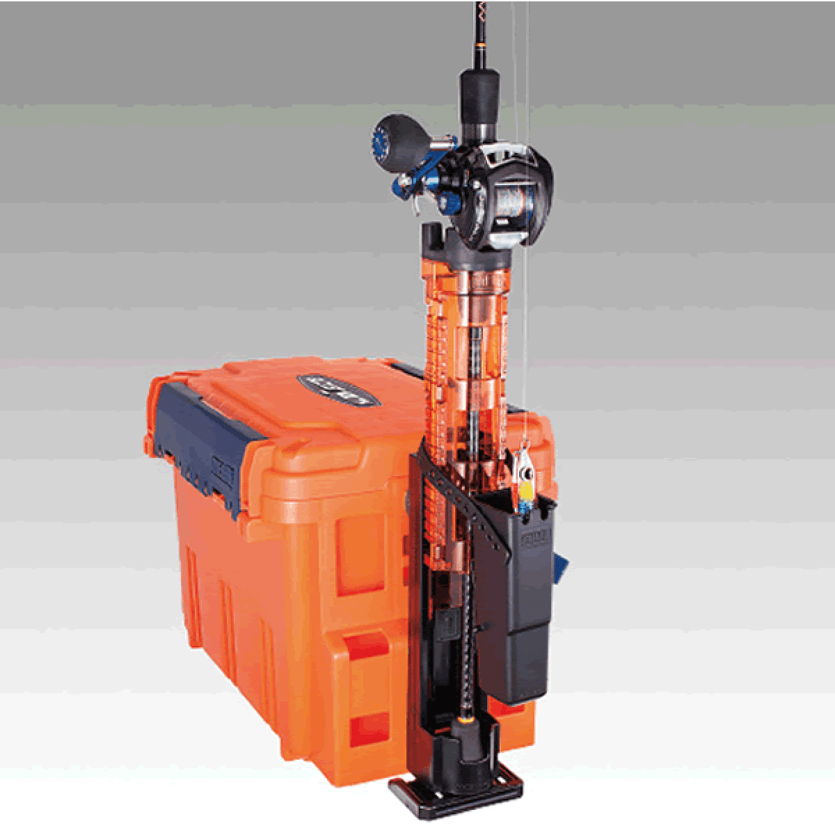 MEIHO LURE HOLDER BM 60×65×160mm BLACK - Britannic Trade