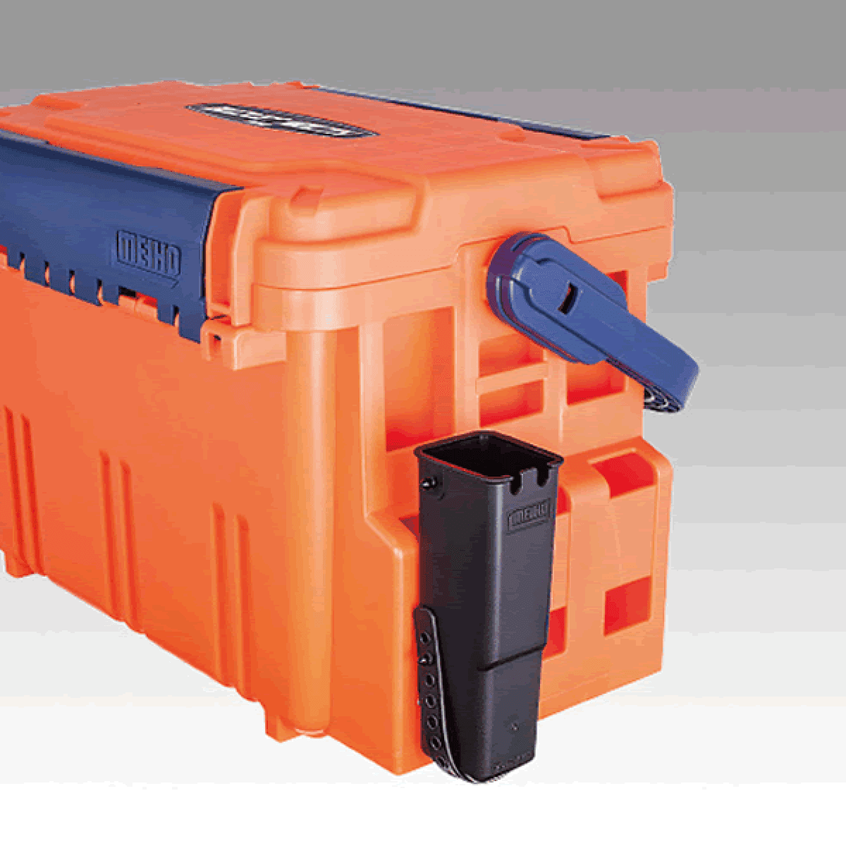 MEIHO LURE HOLDER BM 60×65×160mm BLACK - Britannic Trade