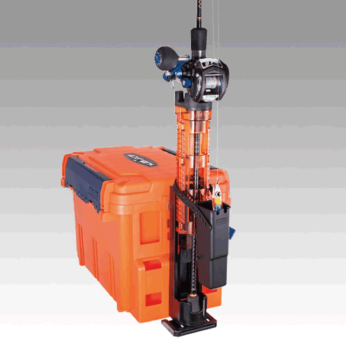 MEIHO LURE HOLDER BM 60×65×160mm MAT RED - Britannic Trade