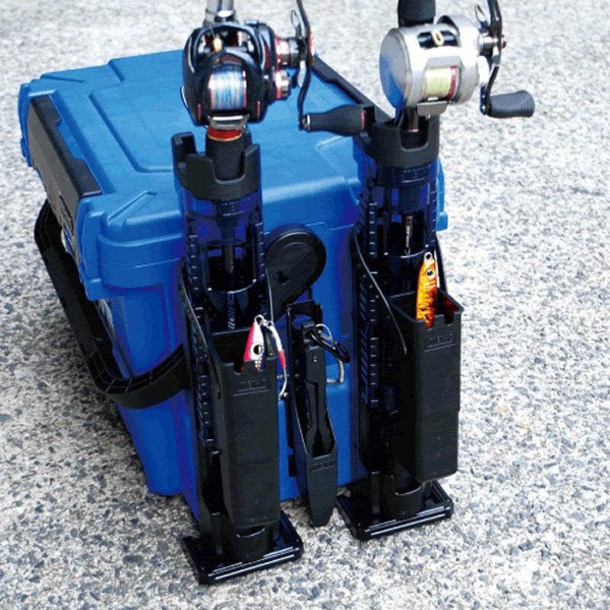 MEIHO LURE HOLDER BM 60×65×160mm MAT RED - Britannic Trade