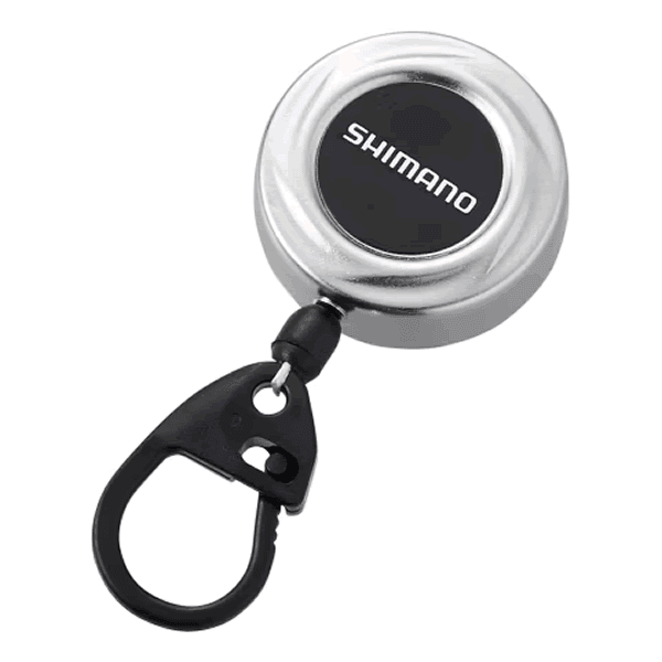 SHIMANO PIN-ON REEL METAL Max length : 48cm PI-311R MATTE BLACK - Britannic Trade