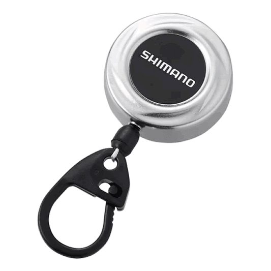 SHIMANO PIN-ON REEL METAL Max length : 48cm PI-311R MATTE BLACK - Britannic Trade