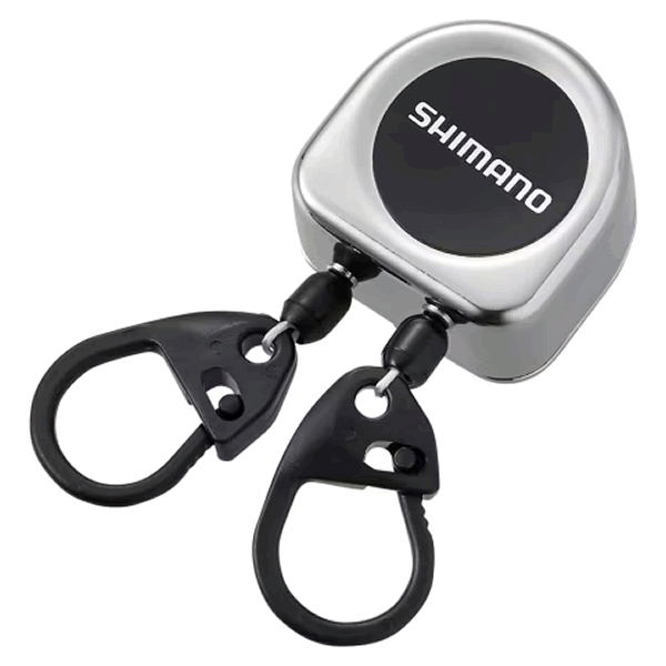 SHIMANO DOUBLE PIN ON REEL METAL Max length : 38cm PI-411R MATTE BLACK fishing accessory
